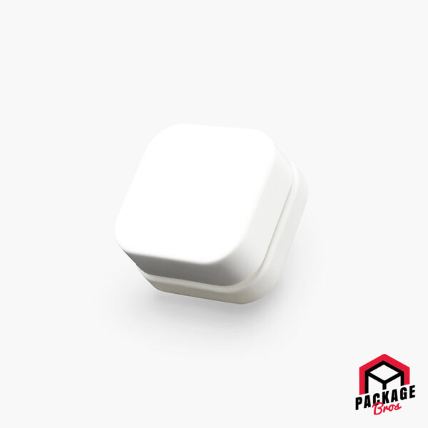 Dab Containers Square Opaque White