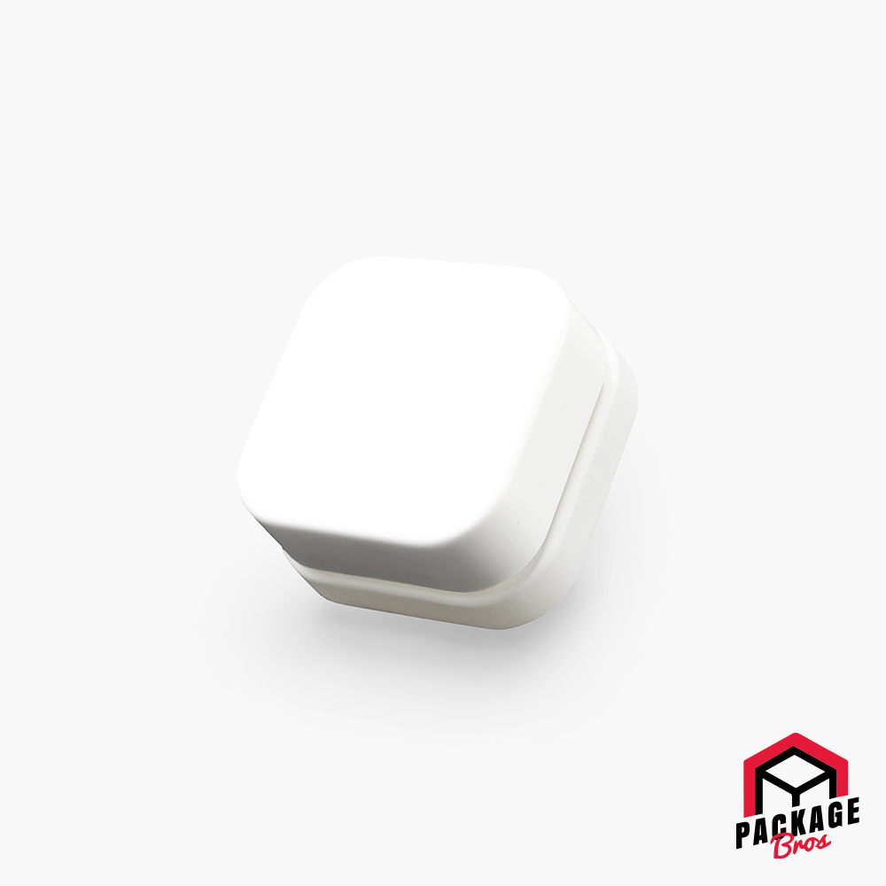 Buy Dab Containers Square Opaque White