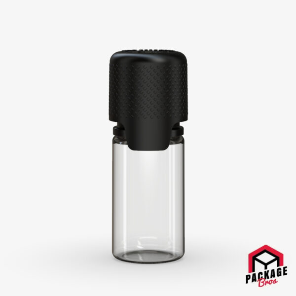 Chubby Gorilla Aviator CR Bottle 10ml Clear Natural Bottle With Opaque Black Closure