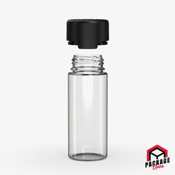 Chubby Gorilla Aviator CR Bottle 120ml Clear Natural Bottle With Opaque Black Closure
