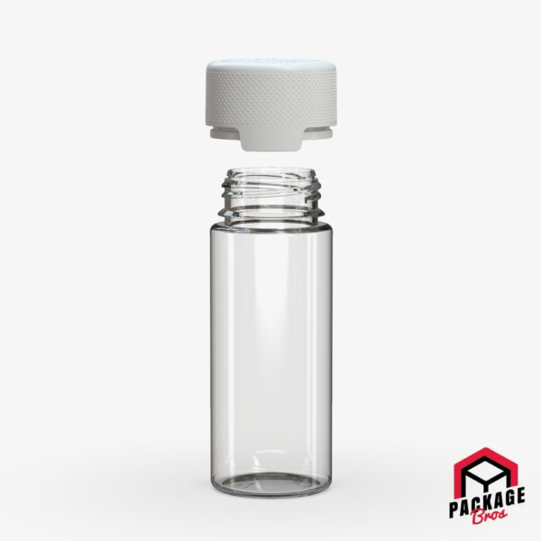 Chubby Gorilla Aviator CR Bottle 120ml Clear Natural Bottle With Opaque White Closure
