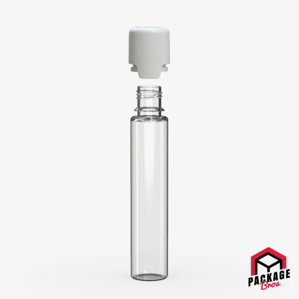 Chubby Gorilla Aviator CR Bottle 30ml Clear Natural Bottle With Opaque White Closure