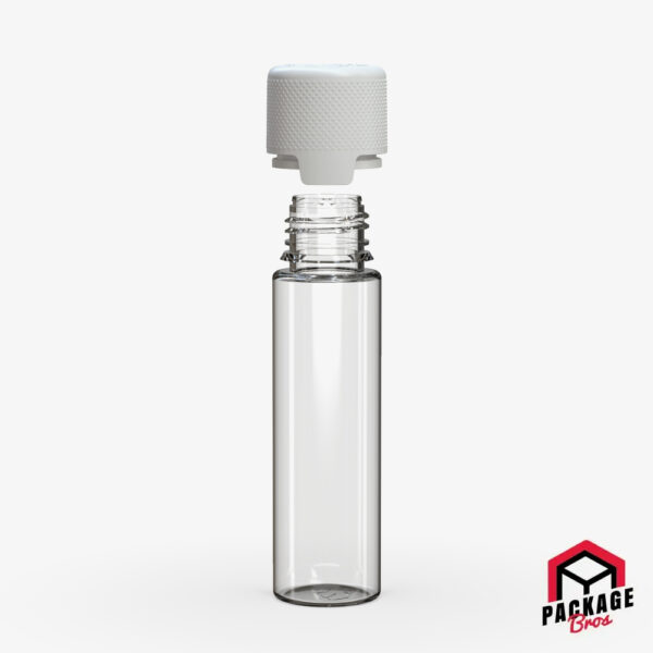 Chubby Gorilla Aviator CR Bottle 60ml Clear Natural Bottle With Opaque White Closure
