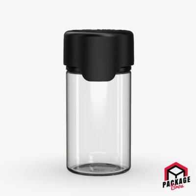 Chubby Gorilla Mini Aviator CR Bottle 60ml Clear Natural Bottle With Opaque Black Closure