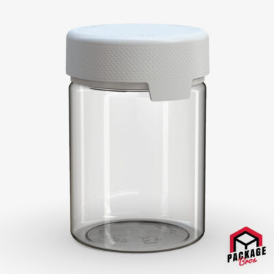 Chubby Gorilla Aviator CR XL Container 21.5oz (625cc) Clear Natural Container With Opaque White Closure