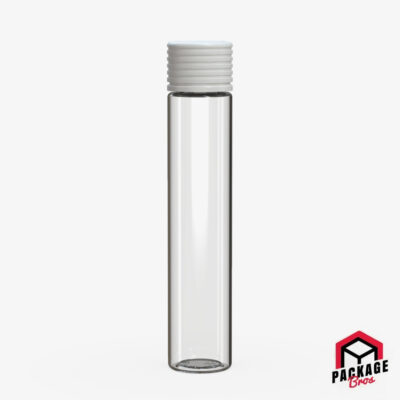 Chubby Gorilla Spiral CR Tube 115mm Clear Natural Tube With Opaque White Closure