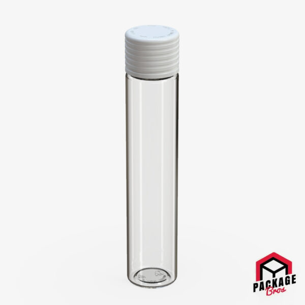 Chubby Gorilla Spiral CR Tube 115mm Clear Natural Tube With Opaque White Closure