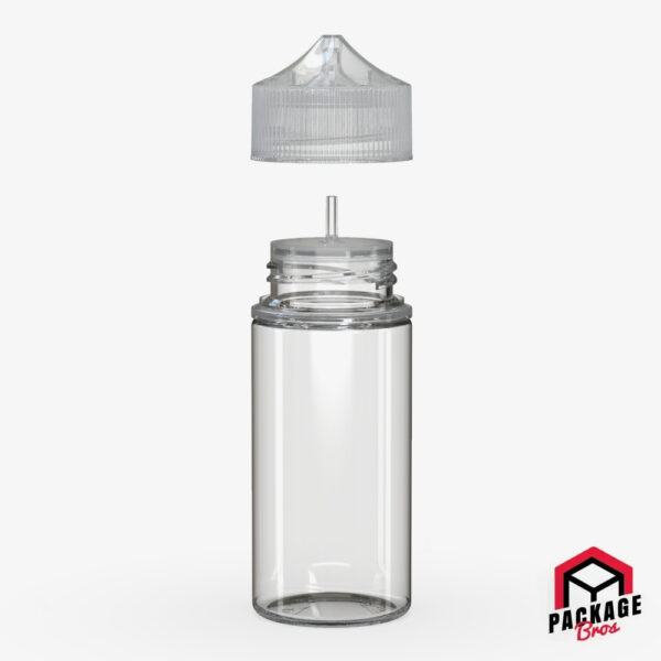 Chubby Gorilla V3 Pet Unicorn Bottle 100ml Clear Natural Bottle With Clear Natural Closure