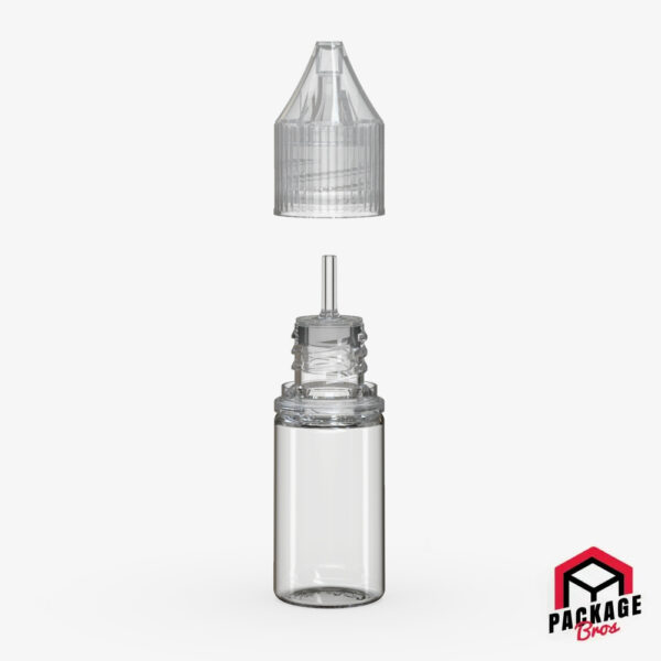Chubby Gorilla V3 Pet Unicorn Bottle 10ml Clear Natural Bottle With Clear Natural Closure