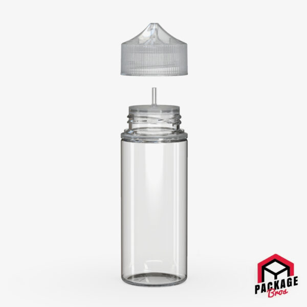 Chubby Gorilla V3 Pet Unicorn Bottle 120ml Clear Natural Bottle With Clear Natural Closure