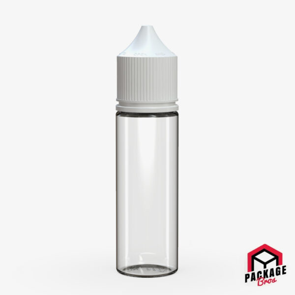 Chubby Gorilla V3 Pet Unicorn Bottle 50ml Clear Natural Bottle With Opaque White Closure