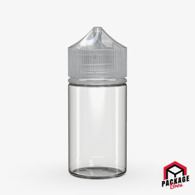 Chubby Gorilla Mini Pet Unicorn Bottle 60ml Clear Natural Bottle With Clear Natural Closure