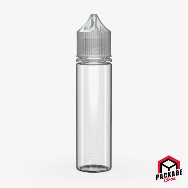 Chubby Gorilla V3 Pet Unicorn Bottle 60ml Clear Natural Bottle With Clear Natural Closure
