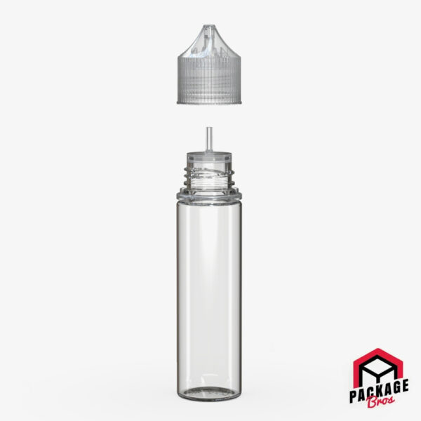Chubby Gorilla V3 Pet Unicorn Bottle 60ml Clear Natural Bottle With Clear Natural Closure