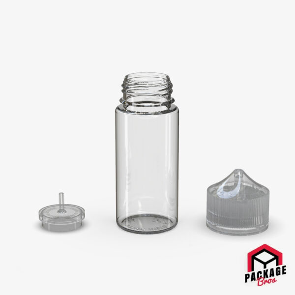 Chubby Gorilla Mini Pet Unicorn Bottle 75ml Clear Natural Bottle With Clear Natural Closure