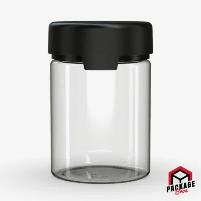 Chubby Gorilla Aviator CR XL Container 21.5oz (625cc) Clear Natural Container With Opaque Black Closure