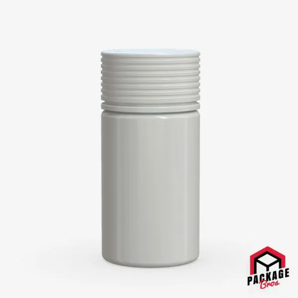 Chubby Gorilla Mini Spiral CR Bottle 60ml Opaque White Bottle With Opaque White Closure