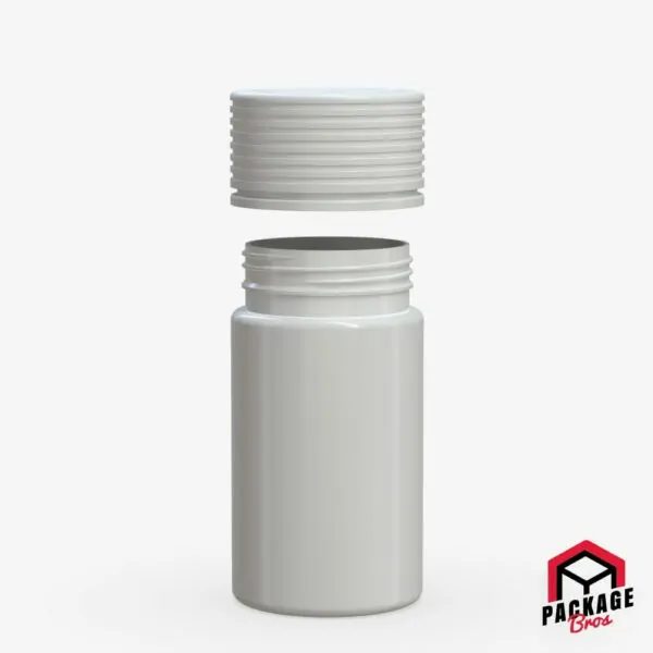 Chubby Gorilla Mini Spiral CR Bottle 60ml Opaque White Bottle With Opaque White Closure