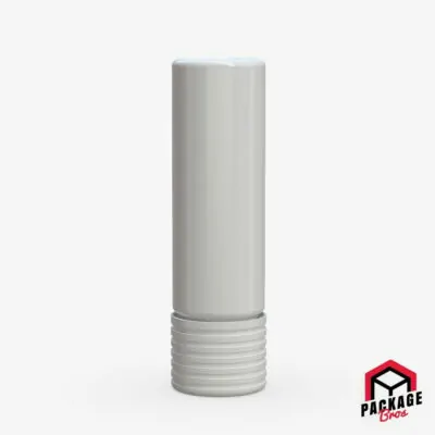 Chubby Gorilla Spiral CR Cartridge Container 65mm Flat Bottom Opaque White Container With Opaque White Closure