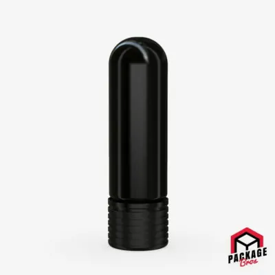 Chubby Gorilla Spiral CR Cartridge Container 65mm Round Top Opaque Black Container With Opaque Black Closure
