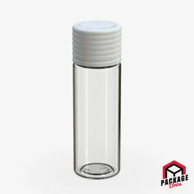Chubby Gorilla Spiral CR Tube 65mm Clear Natural Tube With Opaque White Closure